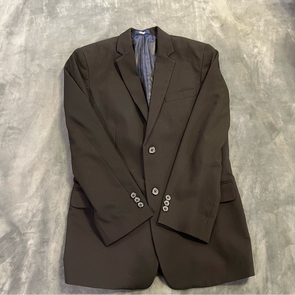 Izod black Sport Coat with Notched Lapels - Picture 1 of 5